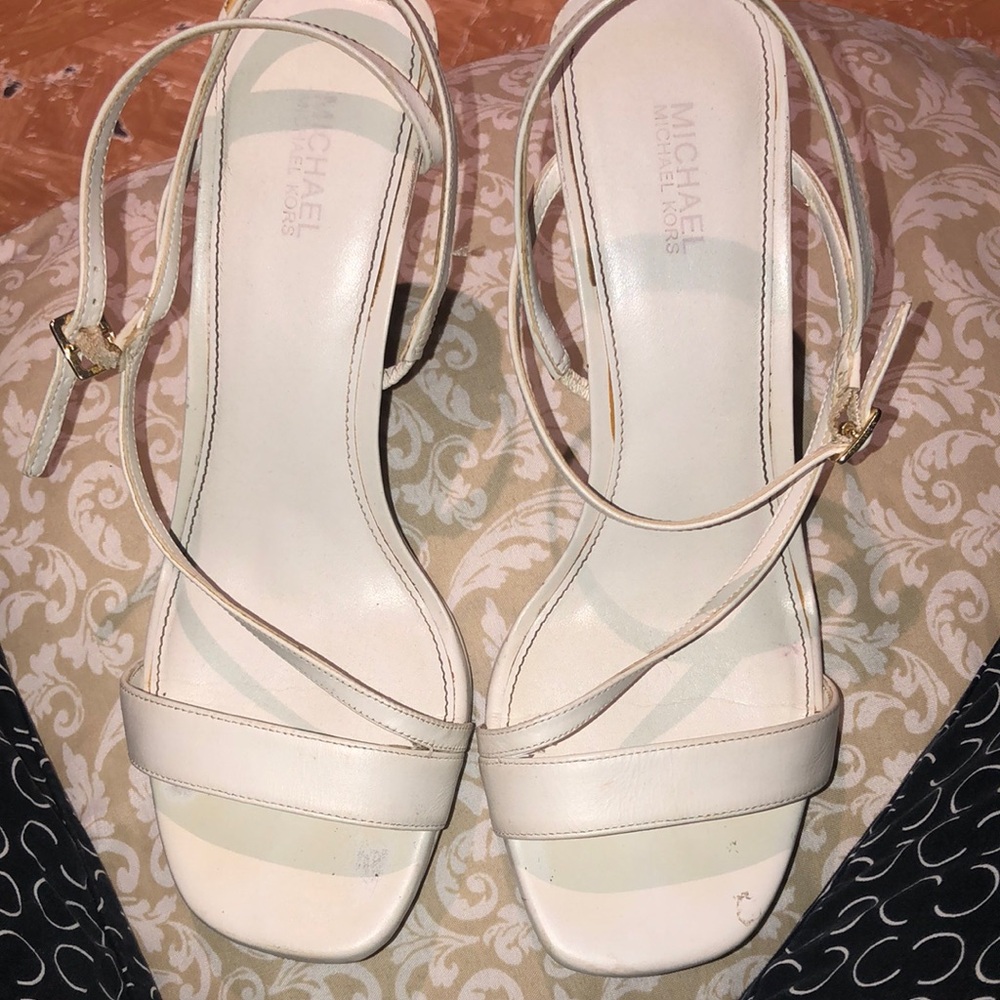 Michael Kors Cream Women's Sandals